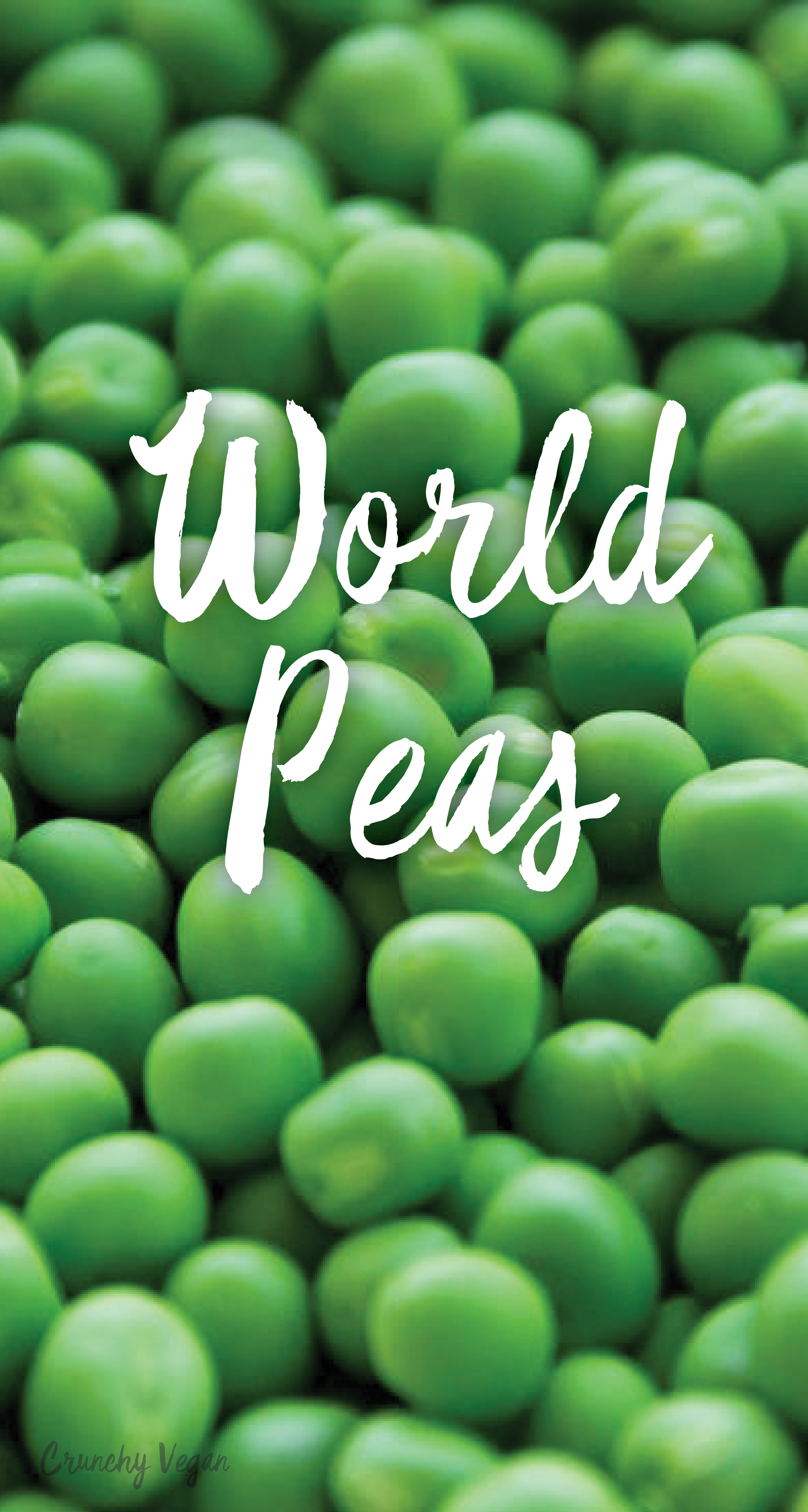 world peas phone wallpaper vegan